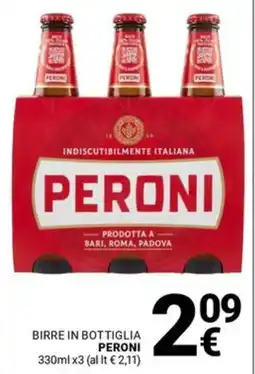 Supermercati Gulliver Birre in bottiglia PERONI offerta
