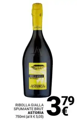 Supermercati Gulliver Ribolla gialla spumante brut ASTORIA offerta