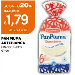Ekom Pan piuma artebianca grano tenero offerta