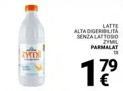 Supermercati Gulliver Latte alta digeribilità senza lattosio zymil PARMALAT offerta
