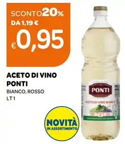 Ekom Aceto di vino ponti bianco, rosso offerta