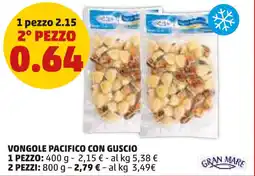 PENNY Gran mare vongole pacifico con guscio offerta