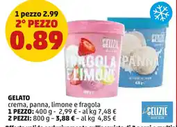PENNY Gelizie gelato crema, panna, limone e fragola offerta