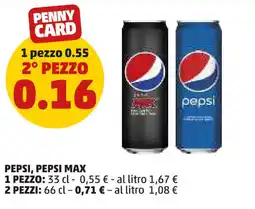 PENNY Pepsi, pepsi max offerta