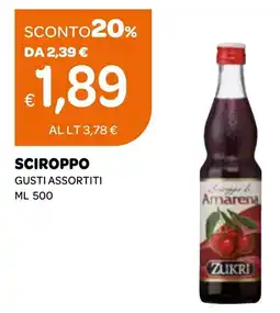 Ekom Sciroppo gusti assortiti offerta