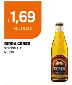 Ekom Birra ceres strong ale offerta