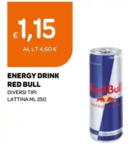 Ekom Energy drink red bull diversi tipi lattina offerta
