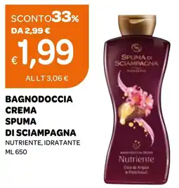 Ekom Bagnodoccia crema spuma di sciampagna nutriente, idratante offerta