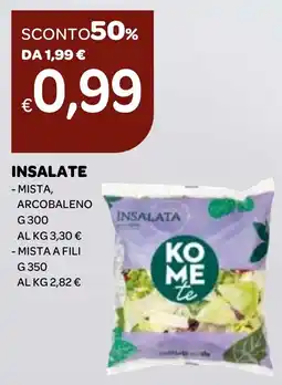 Ekom Insalate - mista, arcobaleno -mista a fili offerta