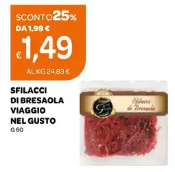 Ekom Sfilacci di bresaola viaggio nel gusto offerta