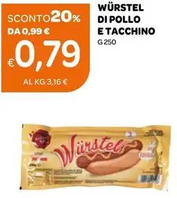 Ekom Würstel di pollo e tacchino offerta