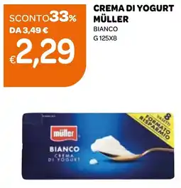 Ekom Crema di yogurt müller bianco offerta