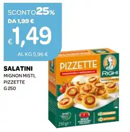 Ekom Salatini mignon misti, pizzette offerta