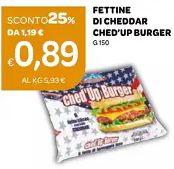 Ekom Fettine di cheddar ched'up burger offerta
