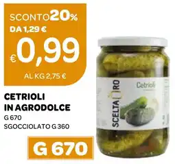 Ekom Cetrioli in agrodolce , sgocciolato offerta