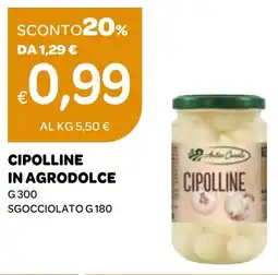 Ekom Cipolline in agrodolce sgocciolato offerta