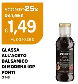 Ekom Glassa all'aceto balsamico di modena igp ponti offerta