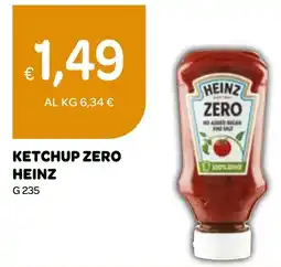 Ekom Ketchup zero heinz offerta