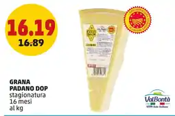 PENNY ValBontà GRANA PADANO DOP stagionatura 16 mesi offerta