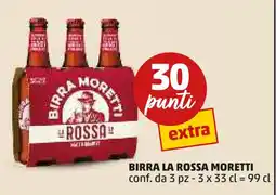 Birra la rossa MORETTI