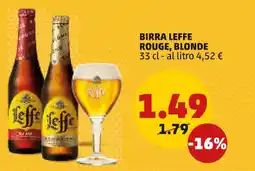 PENNY Birra leffe rouge, blonde offerta
