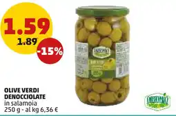 PENNY Olive verdi denocciolate in salamoia offerta