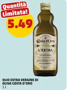 PENNY Olio extra vergine di oliva COSTA D'ORO offerta