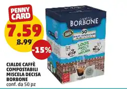 PENNY Cialde caffè compostabili miscela decisa borbone offerta