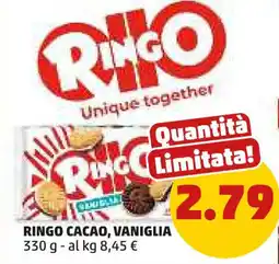 PENNY Ringo cacao, vaniglia offerta