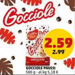 PENNY Gocciole pavesi offerta