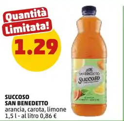 PENNY SUCCOSO SAN BENEDETTO arancia, carota, limone offerta