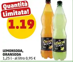 PENNY Lemonsoda, oransoda offerta