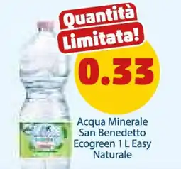 PENNY Acqua Minerale San Benedetto Ecogreen Easy Naturale offerta