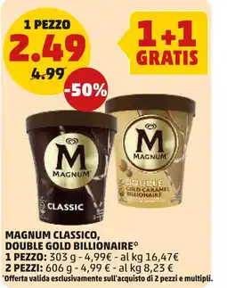 PENNY Magnum classico, double gold billionaire offerta