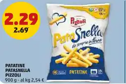 PENNY Patatine patasnella PIZZOLI offerta