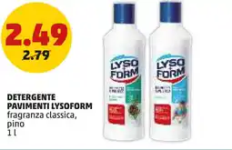 PENNY Detergente pavimenti LYSOFORM offerta