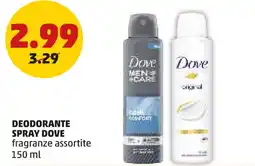 PENNY Deodorante spray DOVE offerta