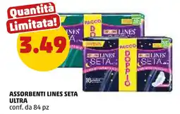 PENNY Assorbenti lines seta ultra offerta