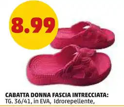 PENNY Cabatta donna fascia intrecciata offerta