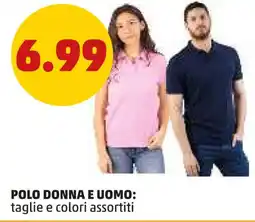 PENNY Polo donna e uomo offerta