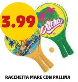 Racchetta mare con pallina