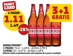PENNY Birra PERONI offerta