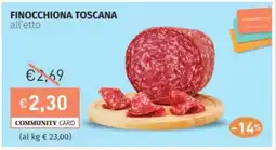 Prezzemolo e Vitale Finocchiona toscana offerta