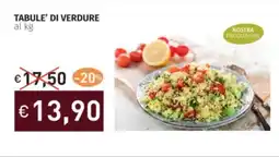 Prezzemolo e Vitale Tabule' di verdure offerta