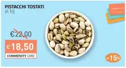 Prezzemolo e Vitale Pistacchi tostati offerta