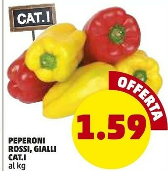PENNY Peperoni rossi,gialli offerta