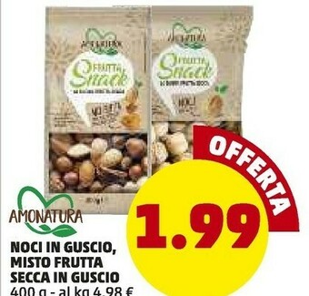 PENNY Amonatura noci in guscio offerta
