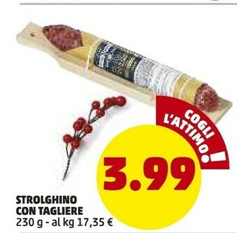 PENNY Strolghino con tagliere 230 g offerta