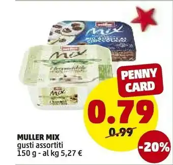 PENNY Muller mix piu anelli al cioccolato offerta