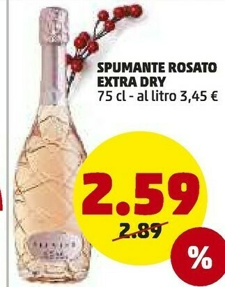 PENNY Spumante rosato extra dry offerta